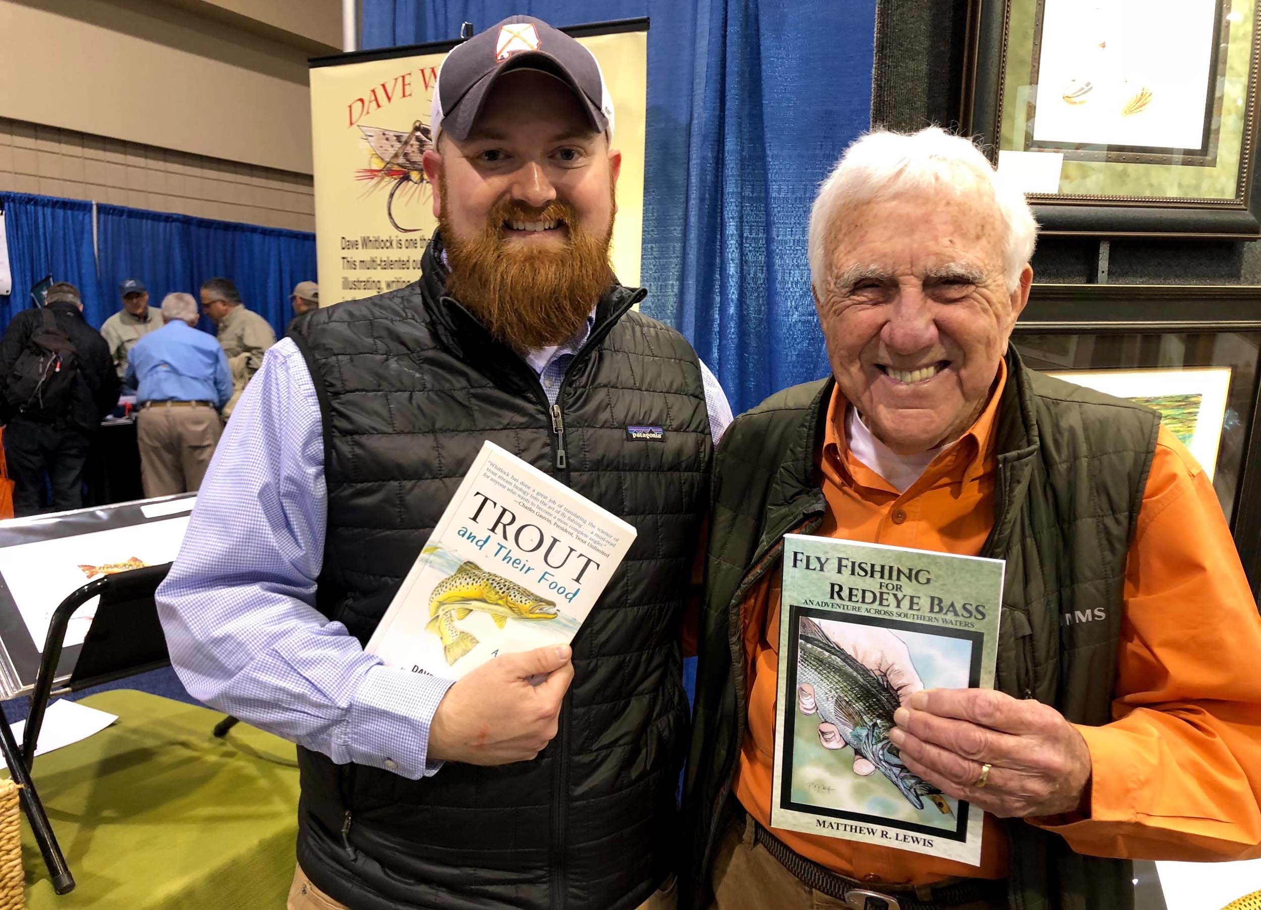 people holding the fly fishing for redeyebass book